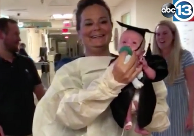 Baby Boy Born at 22 Weeks ‘Graduates’ From ICU Wearing Cap and Gown
