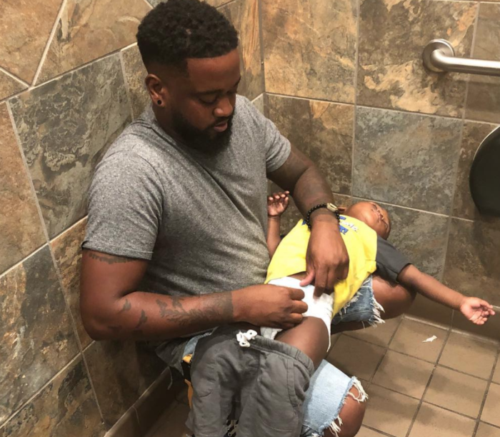 Dad’s Instagram Post Goes Viral, Makes Compelling Case for Changing Tables in Men’s Restrooms