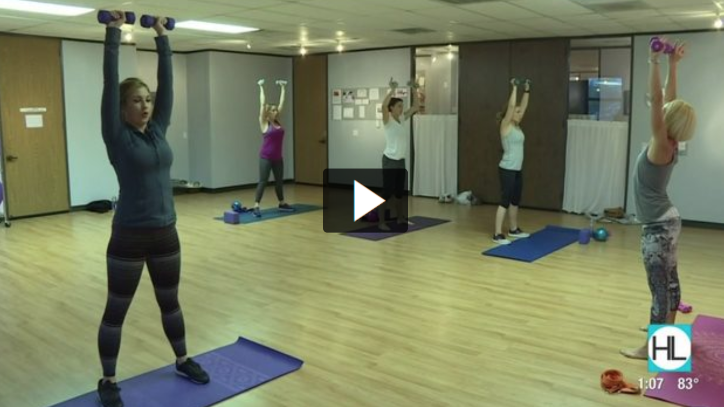 KPRC Features Our Bounce Back After Baby Class Motherhood Center Houst Post natal fitness