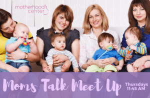 Moms Talk Front Page Banner Logo - Motherhood Center