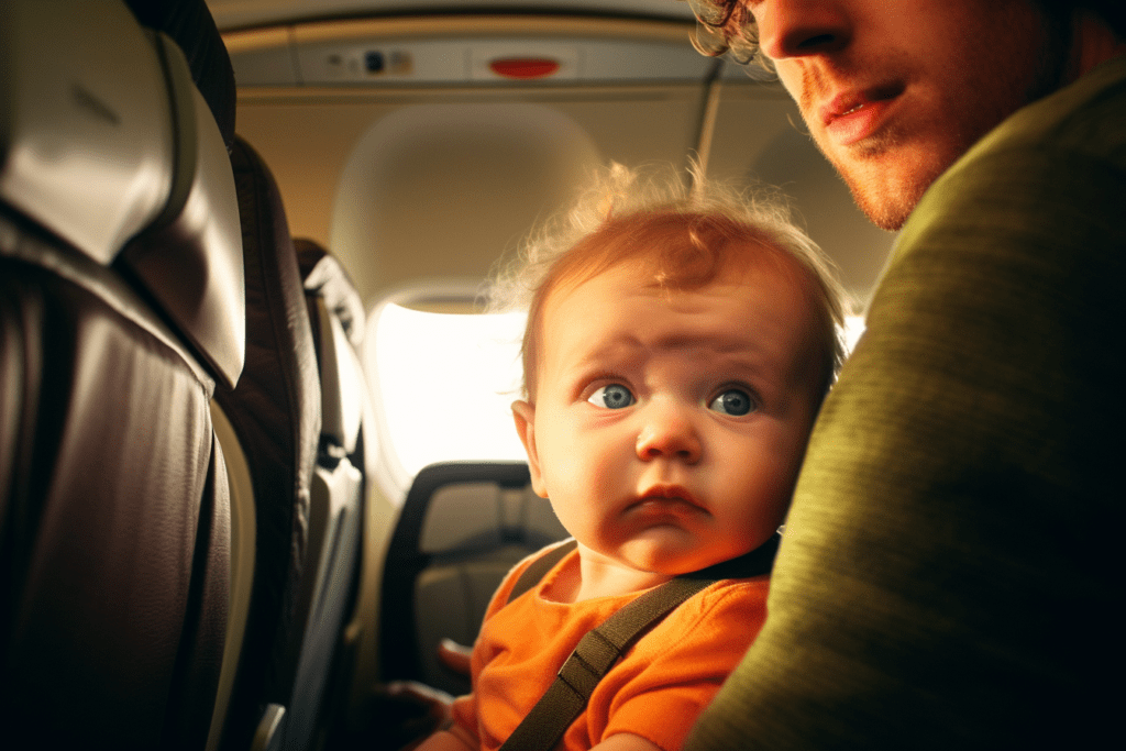 Traveling with a baby on a plane