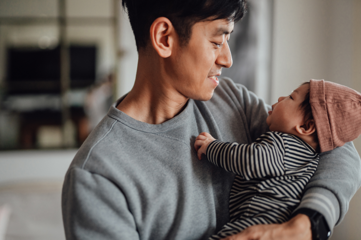 how new dads can support their partner